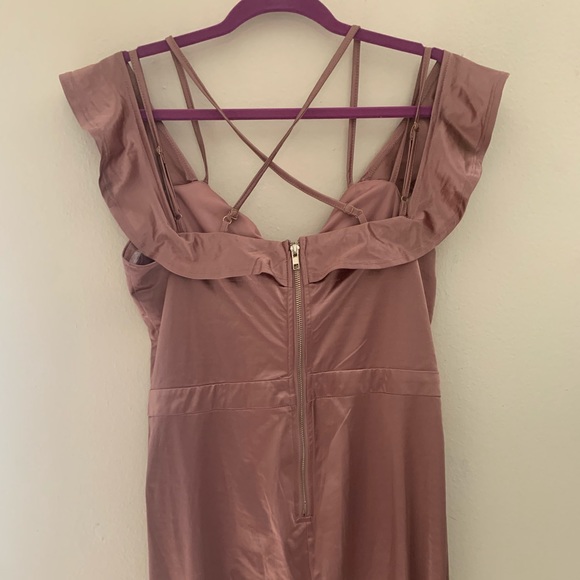 Rose Champagne Pink Jumpsuit - Picture 7 of 7